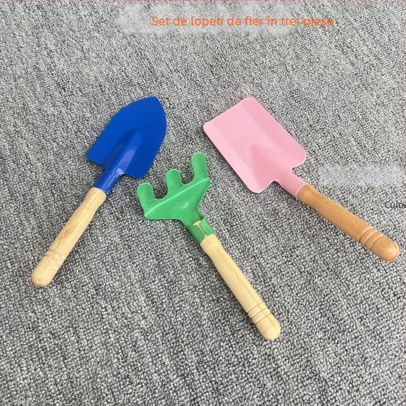 Set de jucării pentru plajă pentru copii: unelte pentru săpat în nisip și jocuri cu apă, din plastic, ambalaj plasă, pentru vârsta 7–14 ani, certificat 3C