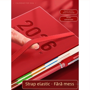 Caiet cu stil retro nostalgic, legare cu adeziv, hârtie din pulpă de lemn originală, 90 g/m², 200–300 de pagini