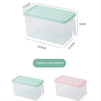 Libo Cutie de depozitare în frigider pentru legume și fructe – plastic, portabil, menținerea prospețimii