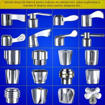 Mâner pentru robinet unghiular mic, pentru mașină de spălat/chiuvetă — ABS plastic, Wei Siyu, personalizare procesare disponibilă, stil nou chinezesc