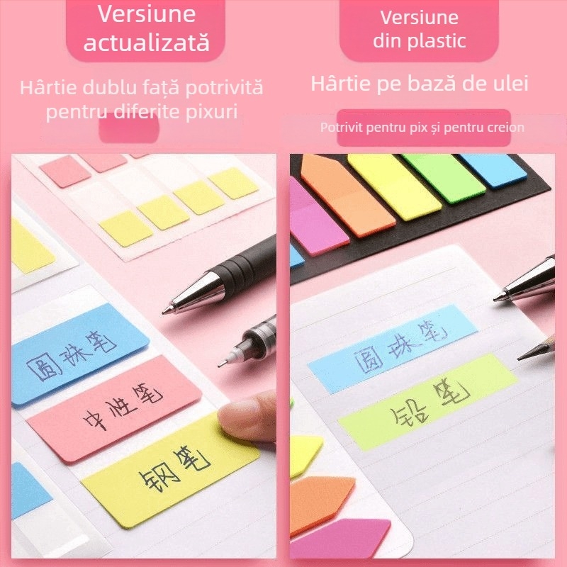 Pengyi Adezive pentru marcaje, note de pagină și etichete fluorescente de înaltă vizibilitate