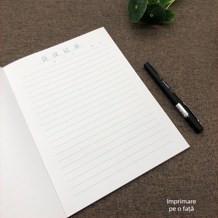 Carte de înregistrări Pventer, legare cu lipici, copertă din hârtie, pagini din hârtie de celuloză din lemn, greutate unitară 155 g