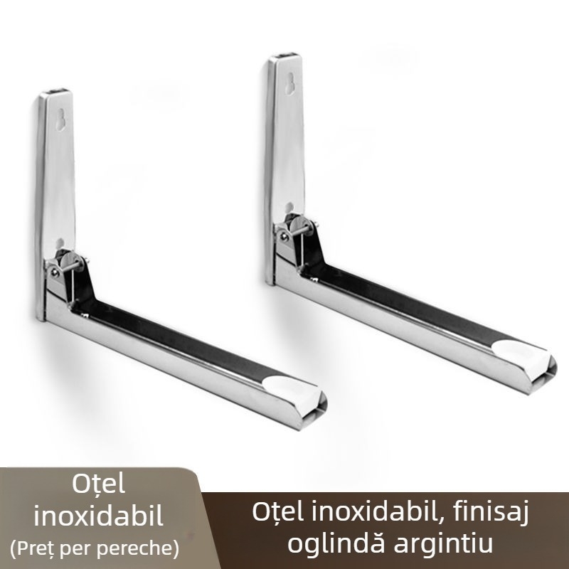 Raft montat pe perete pentru cuptor cu microunde, oțel inoxidabil 201, marcă Unique