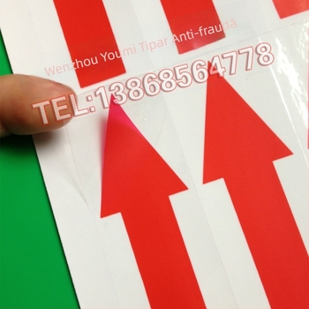 Ștít indicator cu săgeată - fundal transparent (PVC autoadeziv; personalizare disponibilă; potrivit pentru diverse industrii)