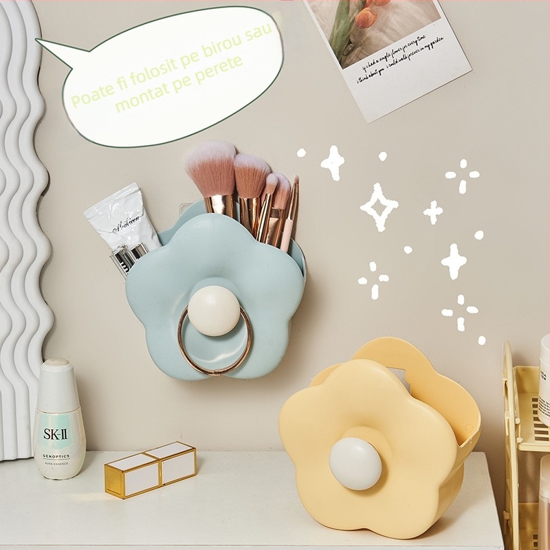 Cutie de depozitare pentru articole de papetărie cu compartimente – plastic PP, capacitate 2 L, modelul 8792, stil modern minimalist, organizator de birou