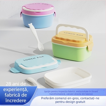 Cutii de prânz din polipropilen de calitate alimentară, compatibile cu microundele, formă pătrată, capacitate 501–800 ml, set de 48 buc