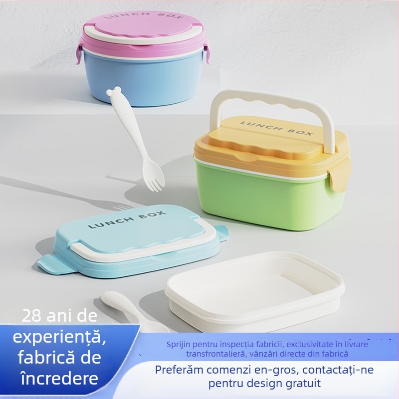 Cutii de prânz din polipropilen de calitate alimentară, compatibile cu microundele, formă pătrată, capacitate 501–800 ml, set de 48 buc