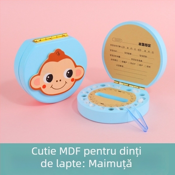 Cutie pentru dinții de lapte pentru copii — cutie din lemn pentru depozitarea primilor dinți