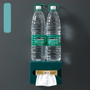 Cutie de șervețele din plastic, montată pe perete – multipurpose, design modern și simplu pentru baie și living