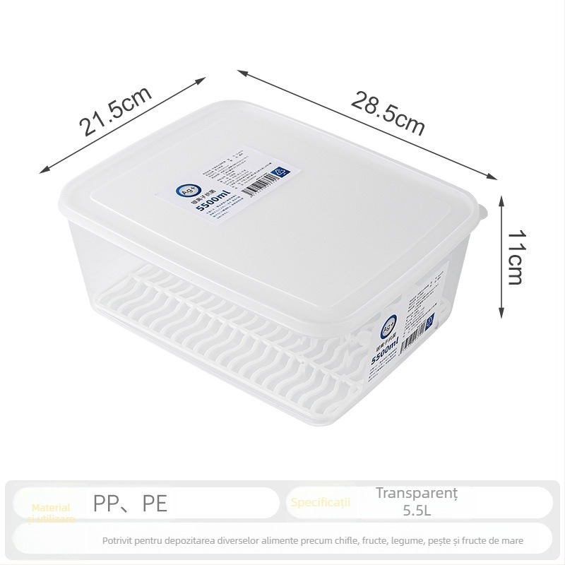 Cutie antibacteriană pentru depozitare lapte matern și chifle aburite – calitate alimentară, păstrează prospețimea, sigilare cu drenaj, PP/PE