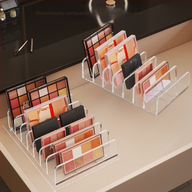 Casetă de depozitare pentru paleta de farduri pe birou | Plastic, 1 L, Modern minimalist