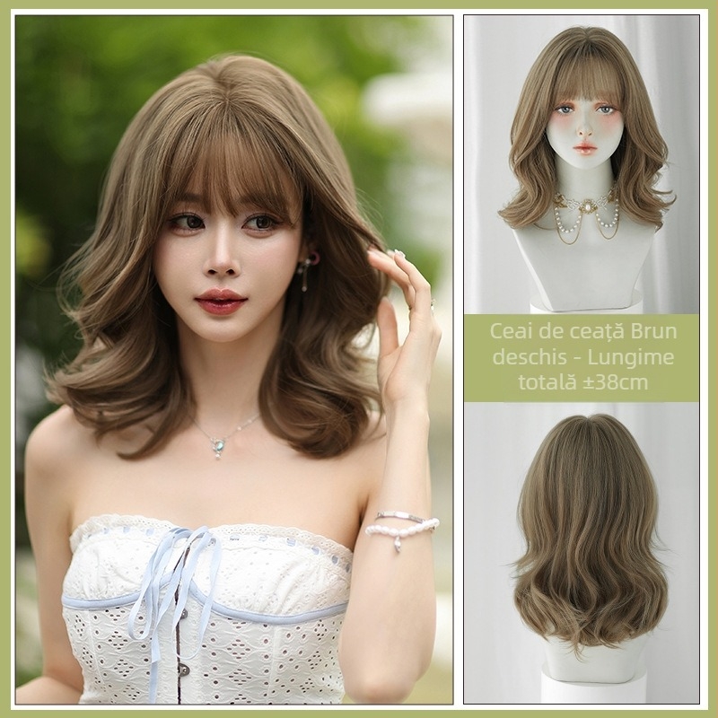 Perucă din fibre sintetice, model D-143, stil Star Fashion, vopsire fără încălzire