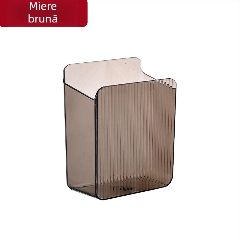 Organizator pentru cosmetice și pensule, model mare, rășină, model cu dungi, capacitate 2L