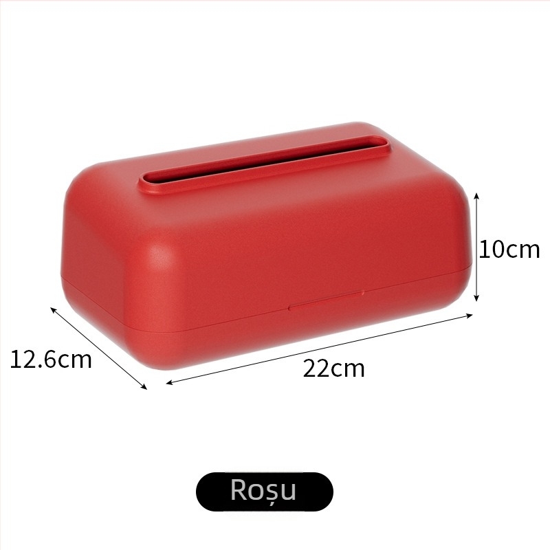 Cutie de șervețele montată pe perete, cu arc încorporat, din plastic, multipurpose, pentru mașină, sufragerie și baie (Model TY-0276)