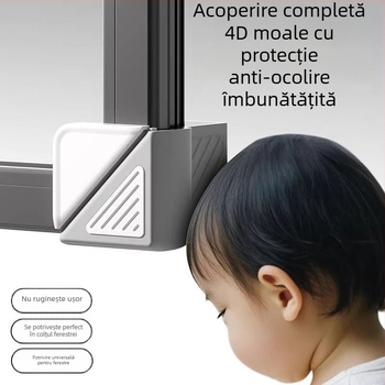 Protecții de colț pentru ferestre din aluminiu, protecție anti-coliziune pentru ferestrele cu deschidere spre interior (Origine: Altă; Import: Nu; Brand: Altă)