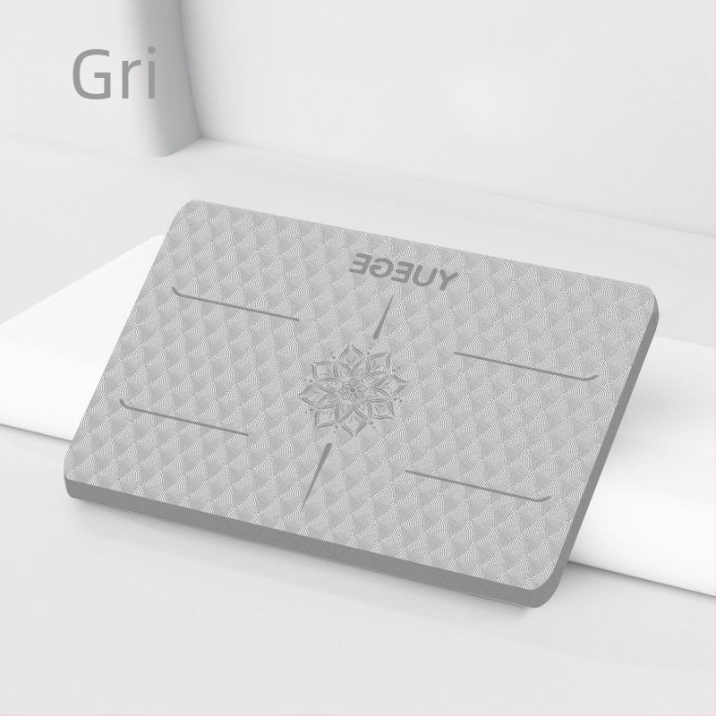 Covor de yoga pentru antrenament de bază și echilibru, cu pernă groasă pentru cot și genunchi, TPES material, grosime 6 mm