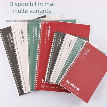 Jurnal cu release paper, legare loose-leaf, hârtie 115–120 g/m², 50–100 pagini, stil creativ
