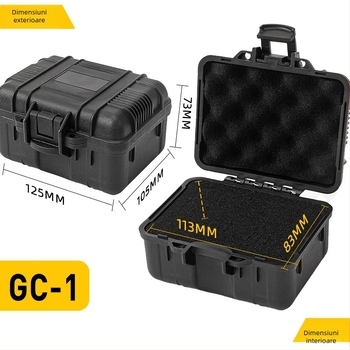 Cutie etanșă de depozitare a uneltelor, plastic PP, turnare prin injecție, grosime perete 3 mm, încărcare 200, model GC-1
