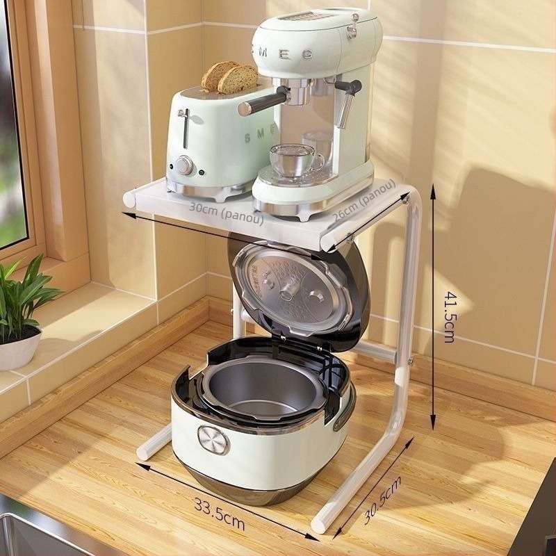 Raft de bucătărie montat pe perete, cu mai multe niveluri, din plastic, fără montaj