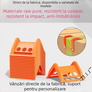 Protector de colț din plastic, în formă de U, pentru mărfuri, protejează colțurile în timpul etanșării cu prelata, opțiuni de ambalare: 1, 5, 10, 20, 30 bucăți