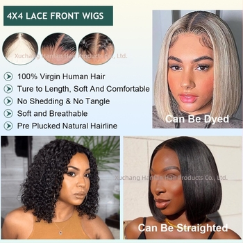 Perucă bob cu bucle Jerry, 100% păr uman, dantelă lucrată manual, bucle, poate fi vopsită