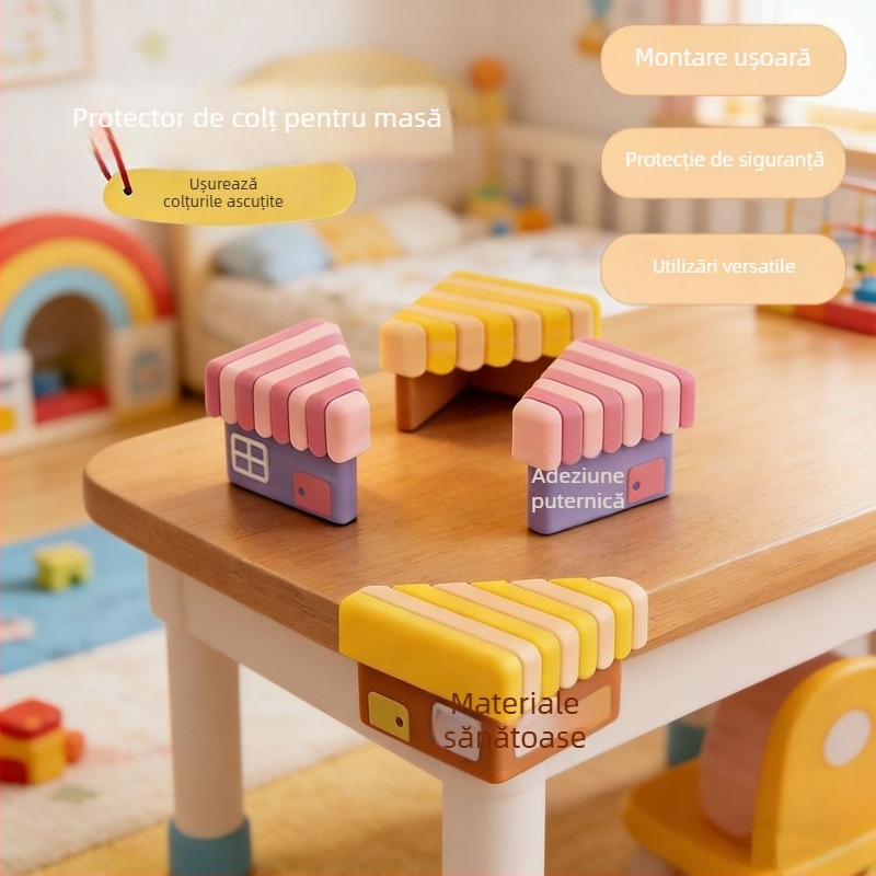 Protecție colț masă, protecție de margine dreptunghiulară, brand Aiyouhui, model ZXXFZJ25, 160 buc.