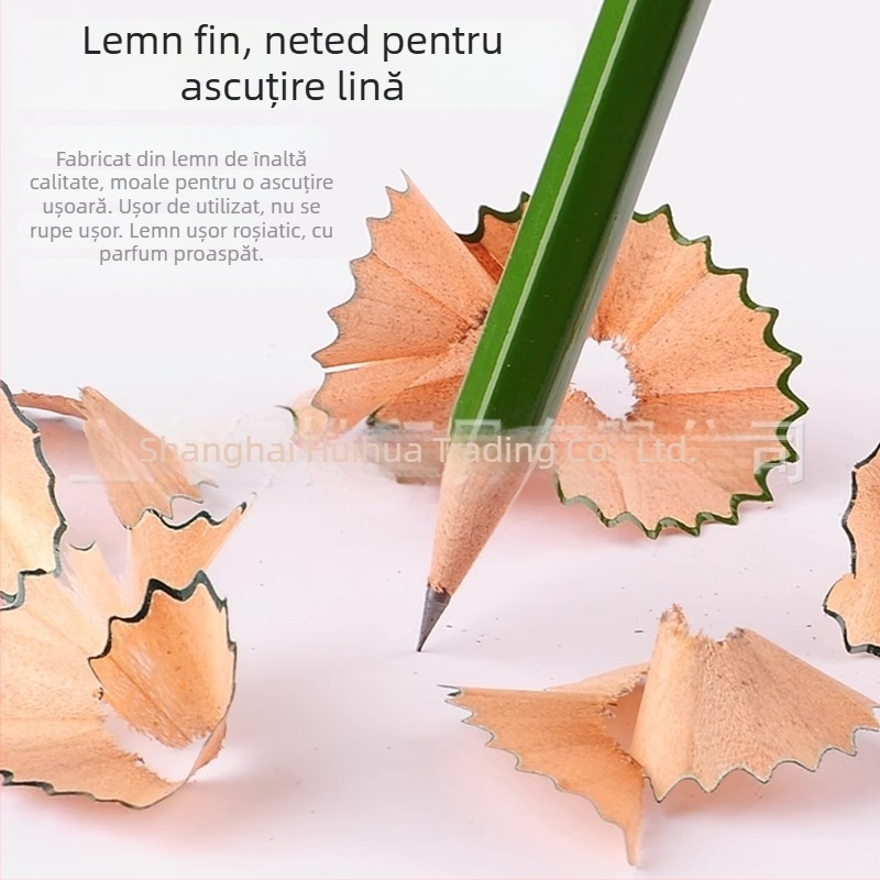 Creion din lemn hexagonal Tombowdragonfly HB/2B/2H pentru desen și schițe