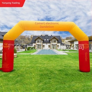 Arc gonflabil exterior pentru deschiderea magazinelor, nunți și evenimente — țesătură Oxford, ambalaj în geantă, Yunyang, personalizare disponibilă