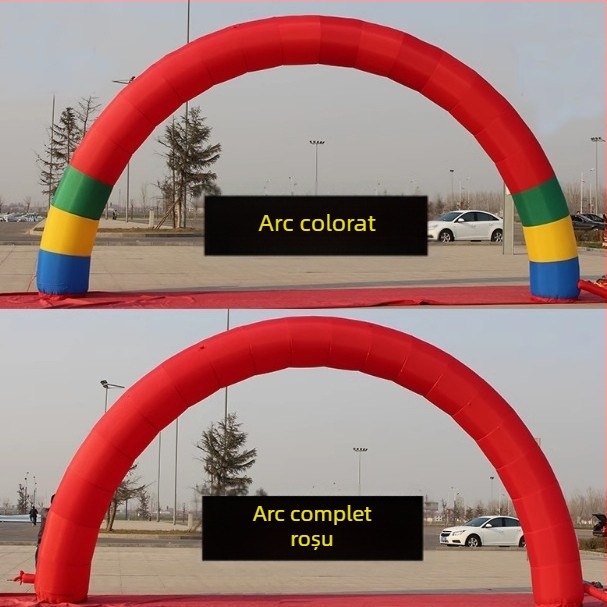 Arc gonflabil exterior pentru deschiderea magazinelor, nunți și evenimente — țesătură Oxford, ambalaj în geantă, Yunyang, personalizare disponibilă