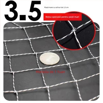 Plasă de pescuit triunghiulară pliabilă din oțel inoxidabil pentru prinderea peștilor mari