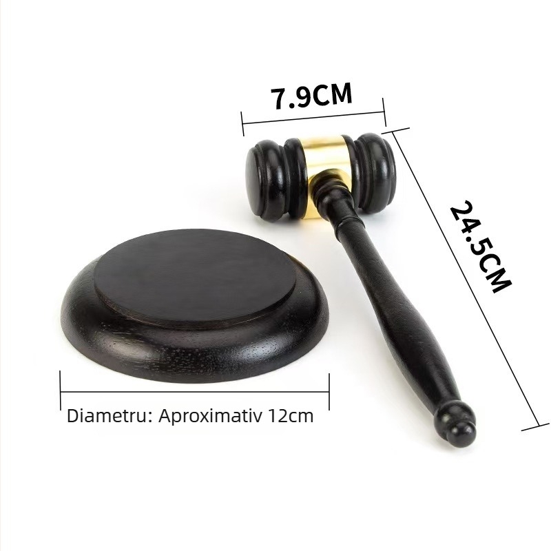 Ciocan de lemn pentru copii, stil gavela, instrument de percuție din lemn, cadou din lemn