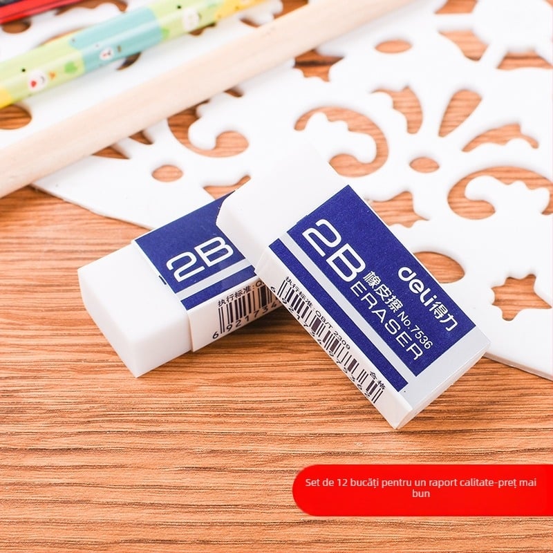 Radieră 2B pentru elevi și artă – Soumei/Show Charm, model 2B, material: gumă, potrivit ca dar