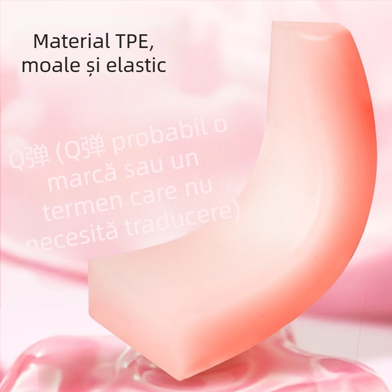 Radieră Deli VP193, gumă transparentă jeleu, în formă de sigiliu, pentru desen și examene (Marcă: Deli, Model: VP193)