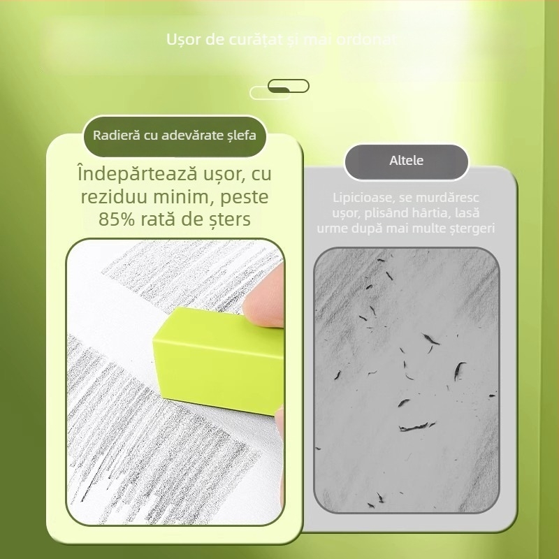 Radieră VP513 – tip Matcha de ciocolată pentru copii, netoxică, în formă de sigiliu, 95 g, desen profesional