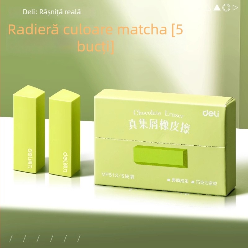 Radieră VP513 – tip Matcha de ciocolată pentru copii, netoxică, în formă de sigiliu, 95 g, desen profesional