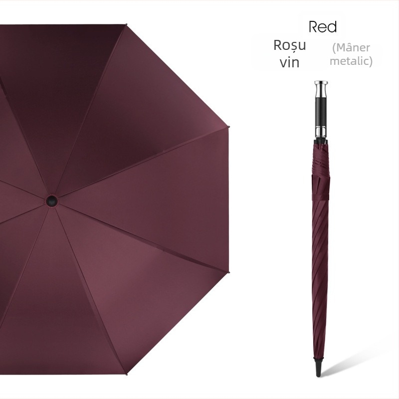 Umbrelă pliabilă manuală, 12 brațe din oțel, UPF 40+ protecție, pentru soare și ploaie, imprimare logo