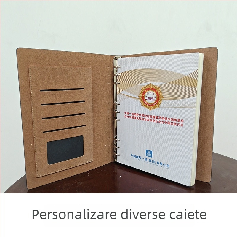 Caiet Wenfeng, stil retro nostalgic, legare cu foi libere, personalizare disponibilă, imprimare siglă