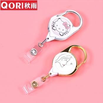 Autumn Rain breloc telescopic cu logo – JC-201, mecanism de tragere ușor