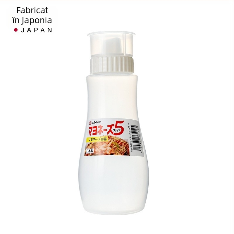 NAKAYA recipientă de tip squeeze cu cinci orificii pentru sosuri, din plastic, pentru sosuri lipicioase, design modern minimalist, lansată în primăvara lui 2017.