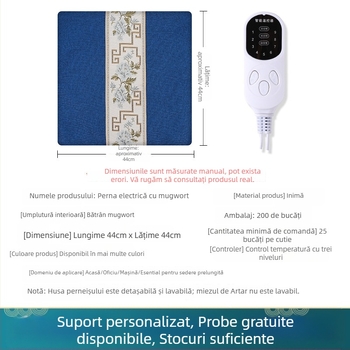 Perna încălzită pentru scaun, pentru iarnă, unisex, alimentare USB, multifuncțională