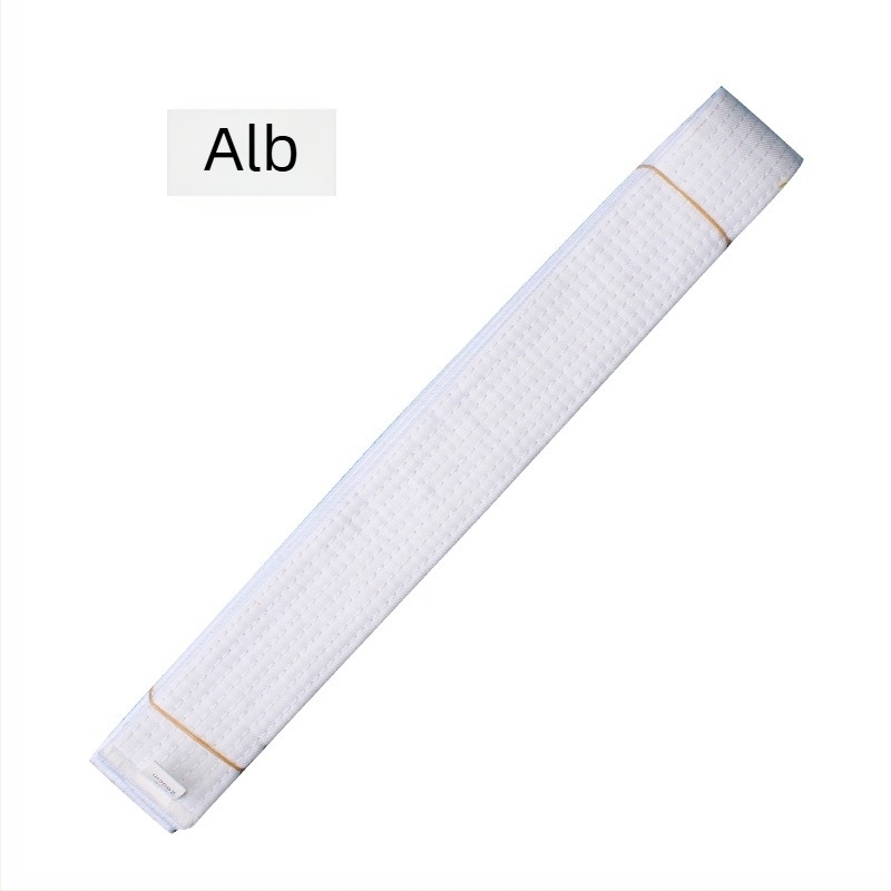 Centură Taekwondo Yinsheng — țesătură din fibră de mătase, 55% bumbac, etichetă privată licențiată