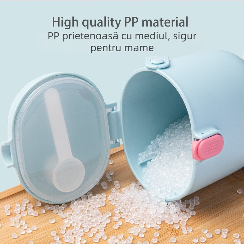 Cutie de depozitare pentru lapte praf – design cu două straturi, smliebear, pentru copii de 1–2 ani.
