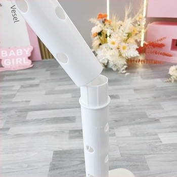 Stativ pentru baloane — Zi xi marcă, Construcție din folie de aluminiu, Formă rotundă, Compatibil cu baloane de 12 inch, Tip baloane: jucării