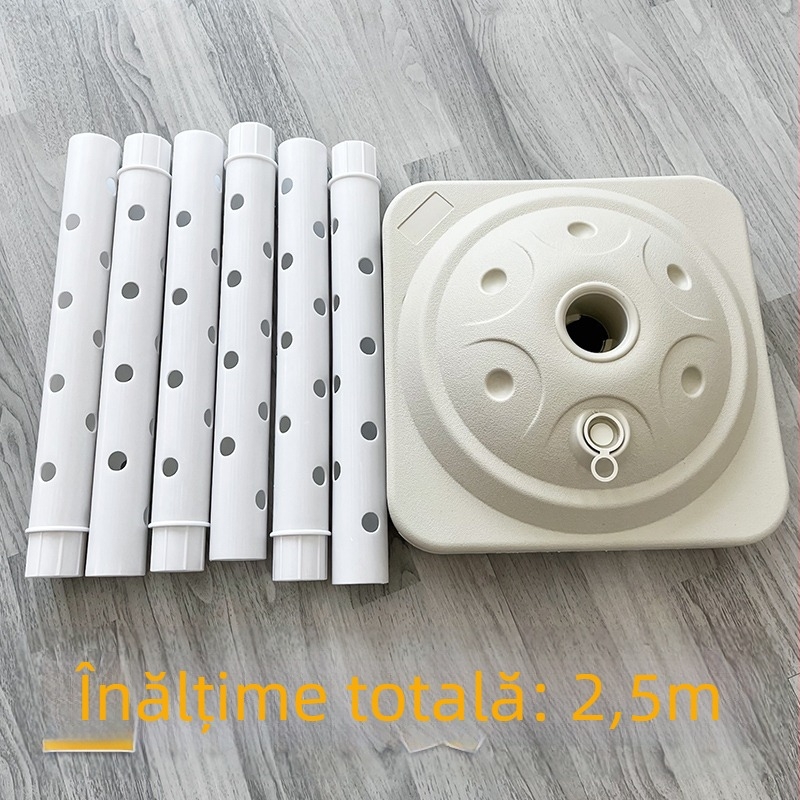 Stativ pentru baloane — Zi xi marcă, Construcție din folie de aluminiu, Formă rotundă, Compatibil cu baloane de 12 inch, Tip baloane: jucării