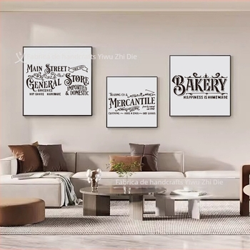 Poster retro american pentru perete — Șablon DIY, Placă de imprimare PET cu decupaj, Brand Other, Non-importat, IP neautorizat