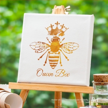 Purple butterfly șablon și matriță PET cu design fagure gol pentru pereți și graffiti pe mobilier