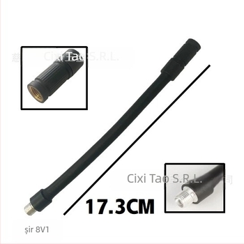 Tub extindere pompă de pneuri cu conectare M6, tub din cupru, afișaj digital, 220V, 220W, 30 L/min