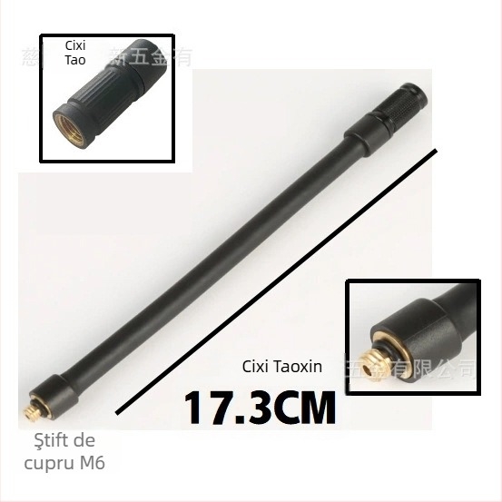 Tub extindere pompă de pneuri cu conectare M6, tub din cupru, afișaj digital, 220V, 220W, 30 L/min