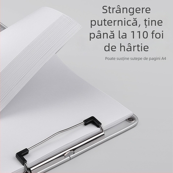 Glosen clemă de placă din aliaj de aluminiu cu placă MDF, antiderapant, pentru A4/A5, dimensiuni de montaj 316×226 mm și 231×145 mm