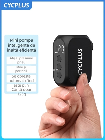 Pompa manuală portabilă pentru bicicletă